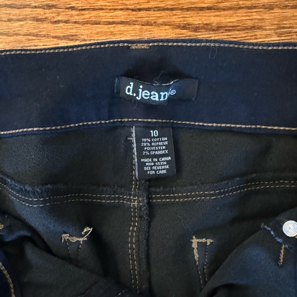 d Jeans High Rise Dark Wash Skinny Jeans Size 10 - Picture 4 of 5